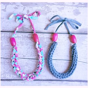 free crochet pattern: crocheted necklaces