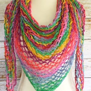 crochet pattern: summer scarf