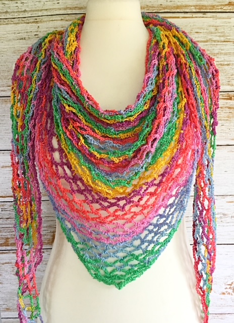 crochet pattern: summer scarf