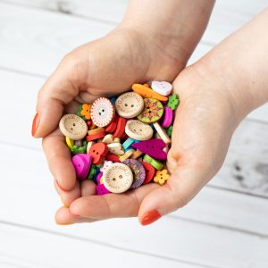 wooden buttons for crafters