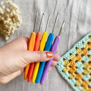 crochet hooks: soft grip