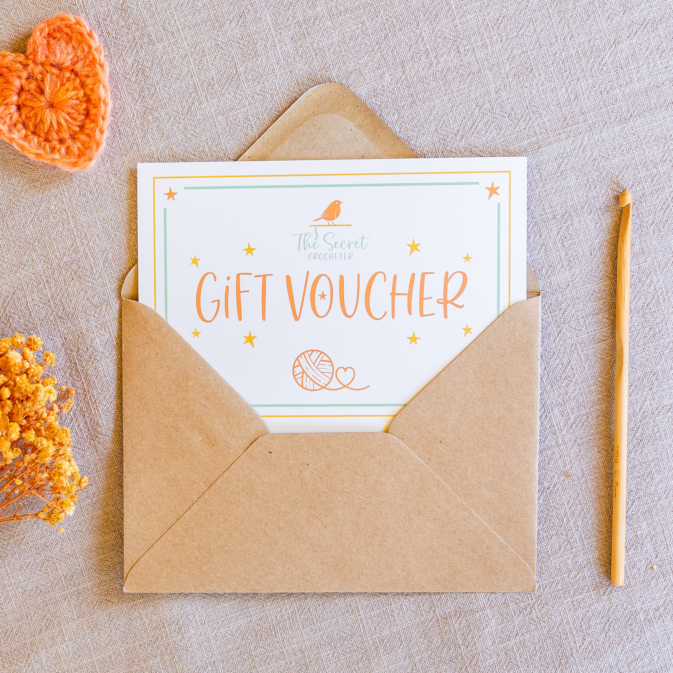 crochet gift vouchers!