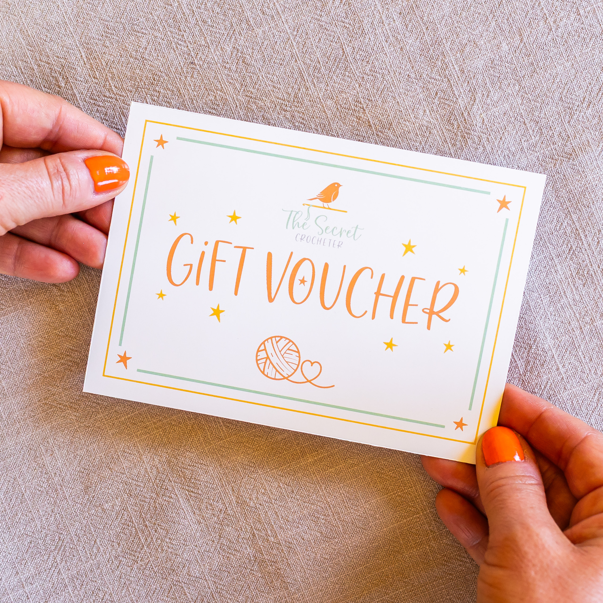 crochet gift vouchers!