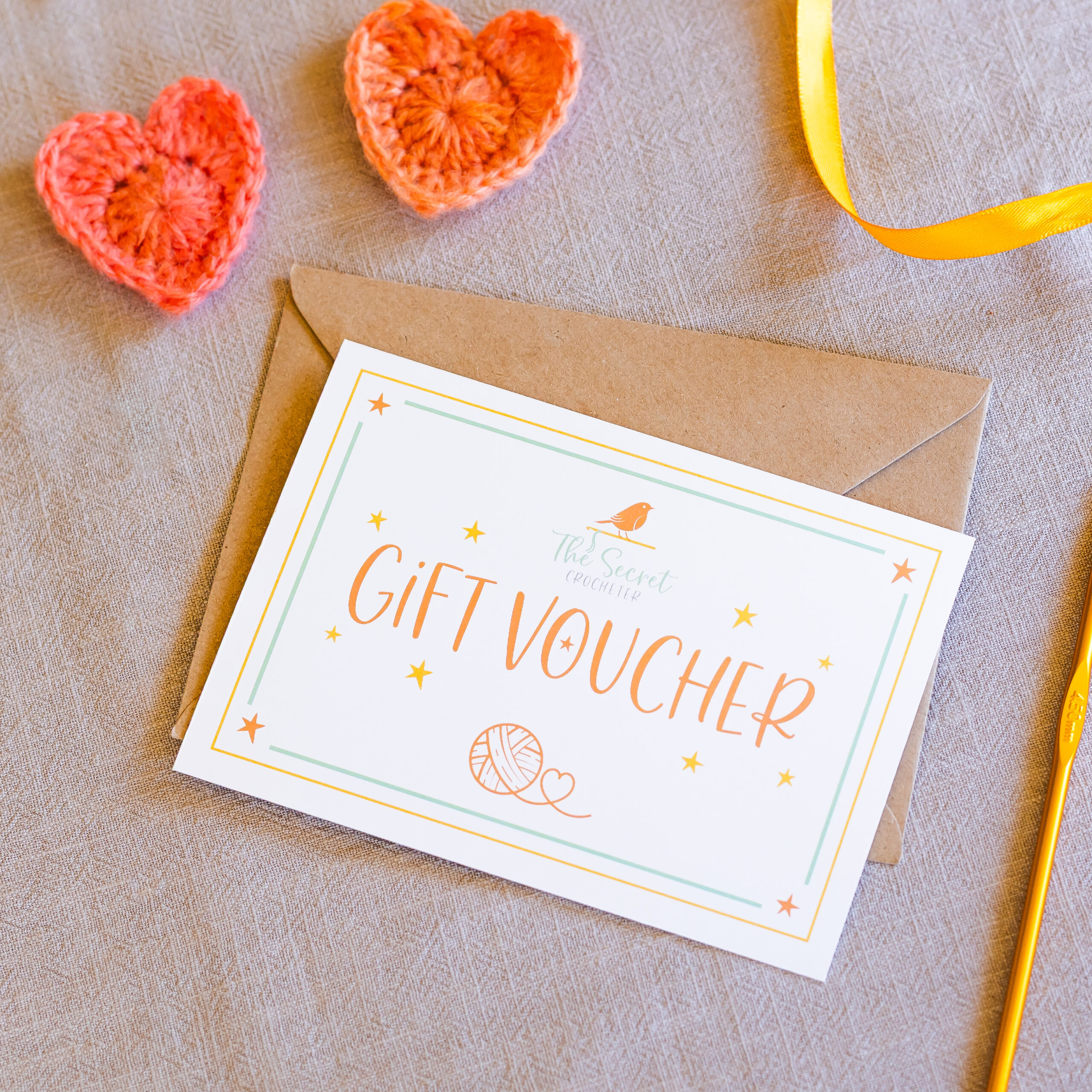 crochet gift vouchers!
