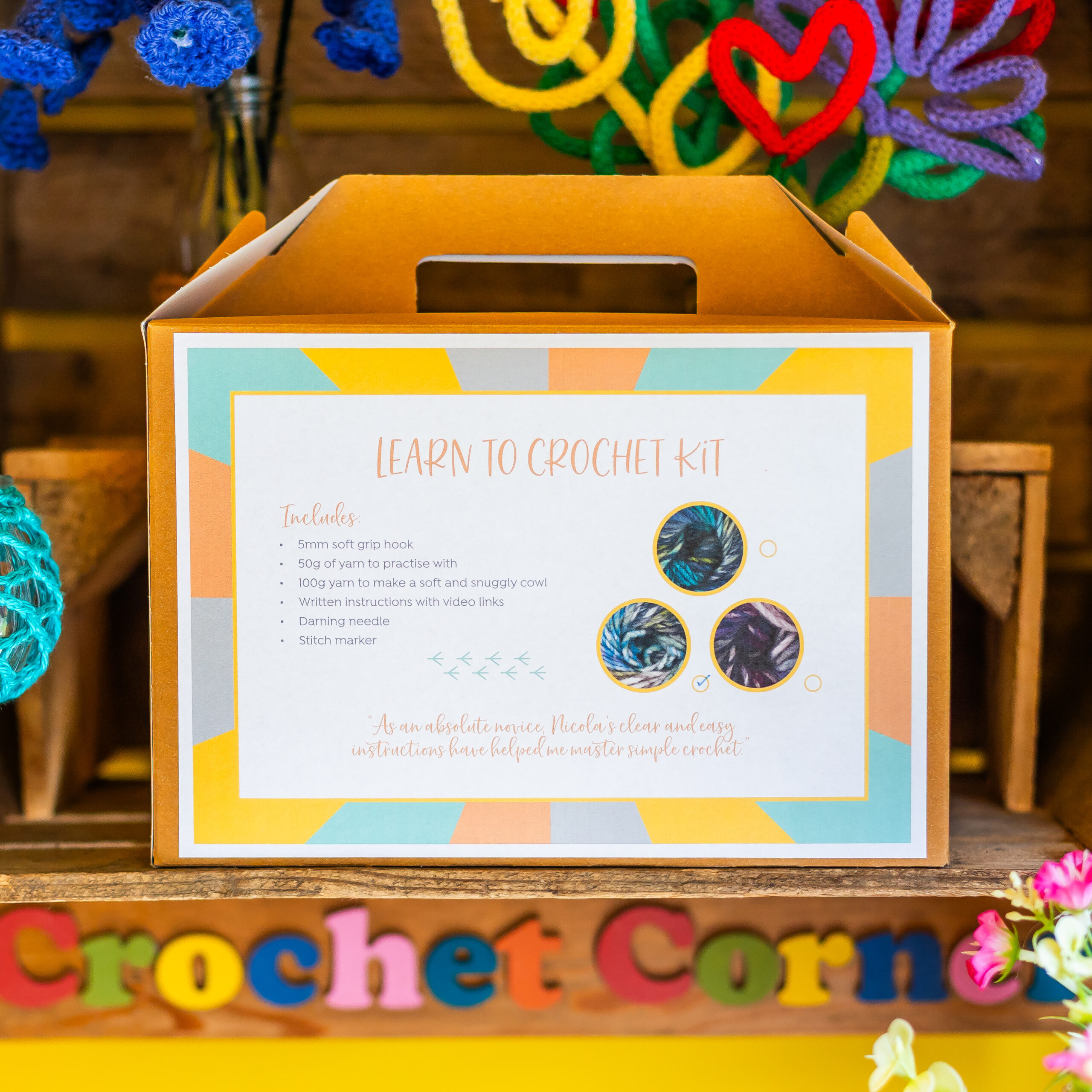 learn to crochet kit