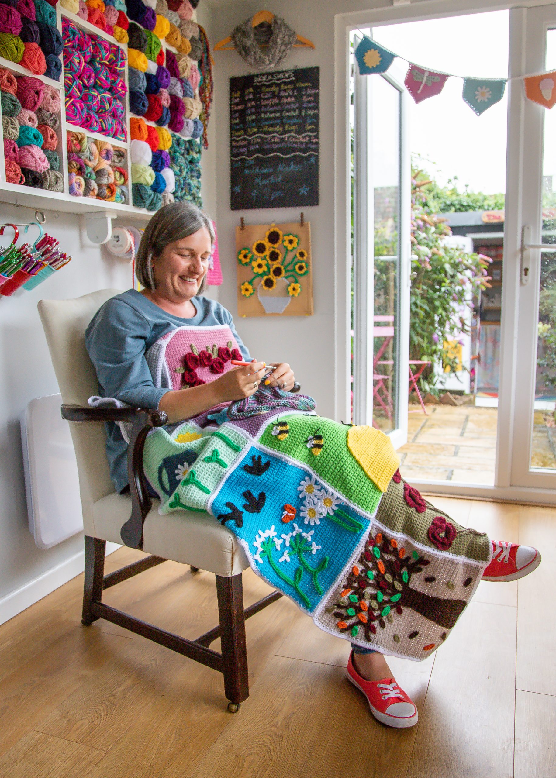 calendar blanket crochet kit