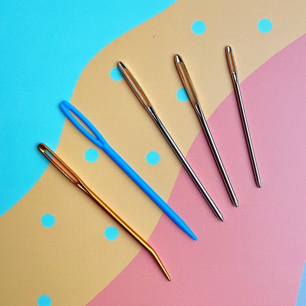 sewing in darning needles