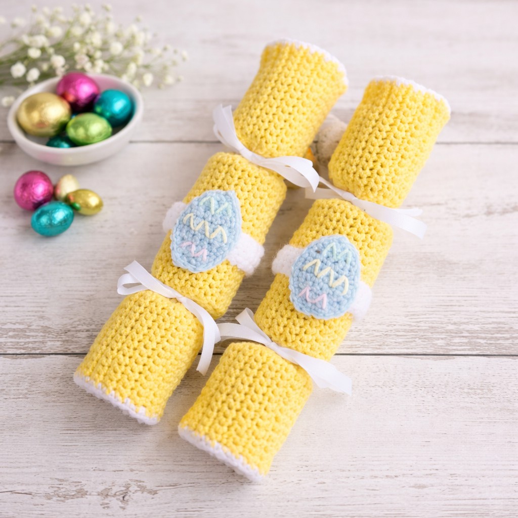 crochet pattern: easter crackers