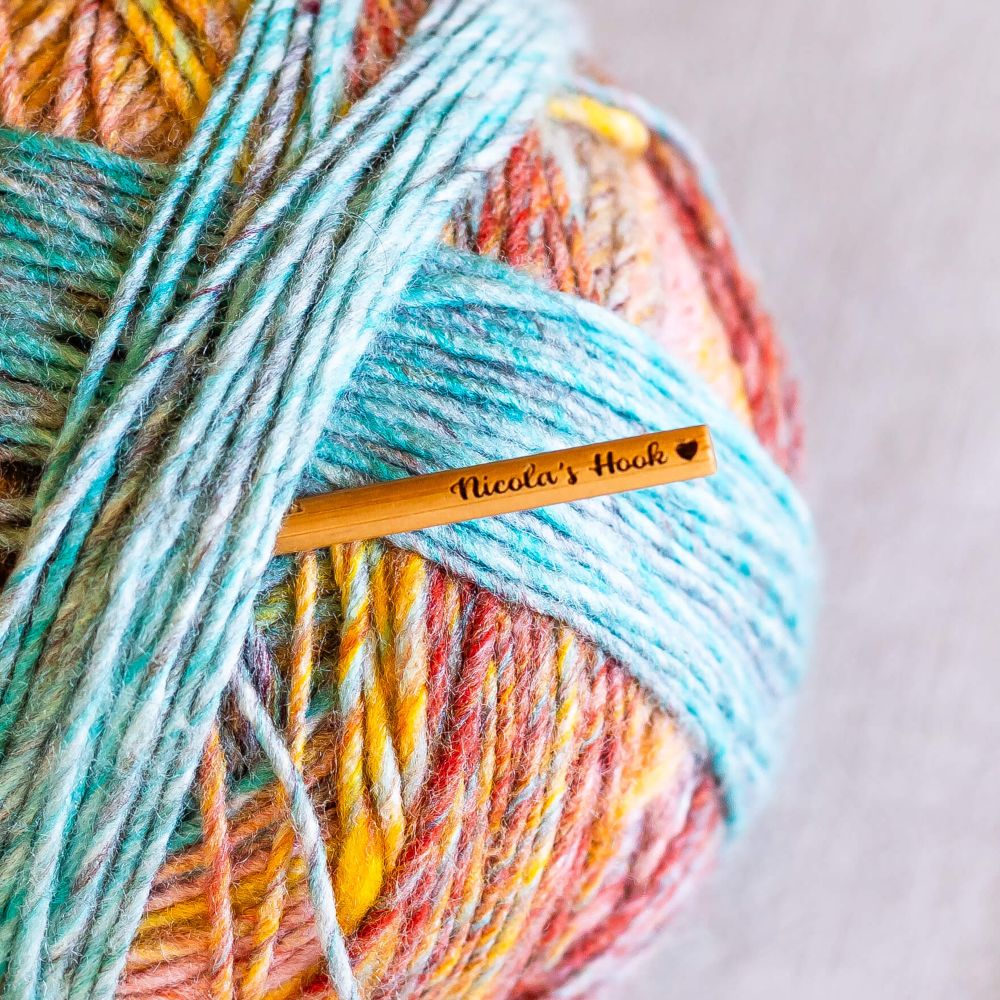 personalised engraved crochet hook