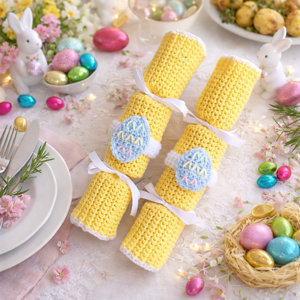 crochet pattern: easter crackers