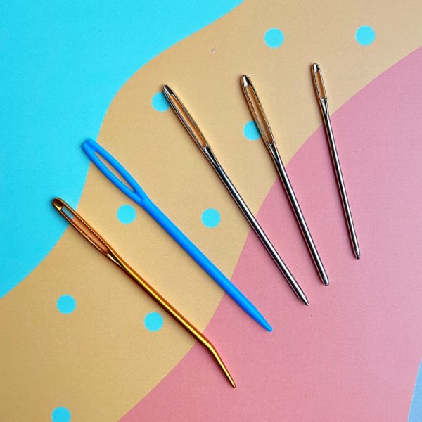 sewing in darning needles
