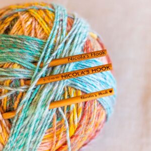 personalised engraved crochet hook