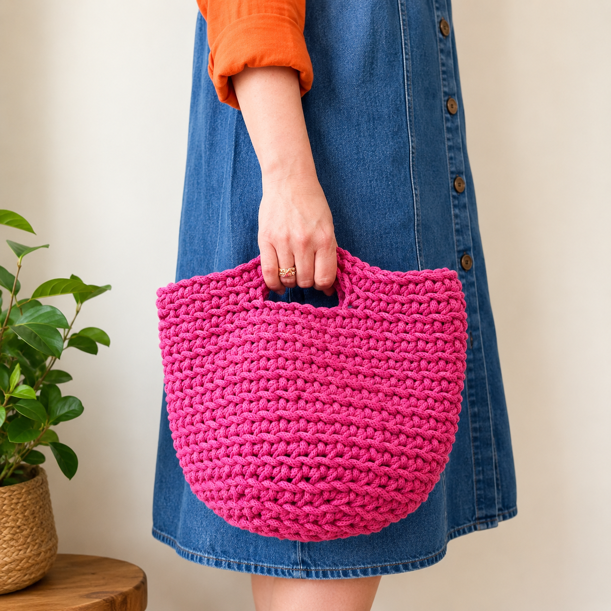 crochet pattern: handy bags