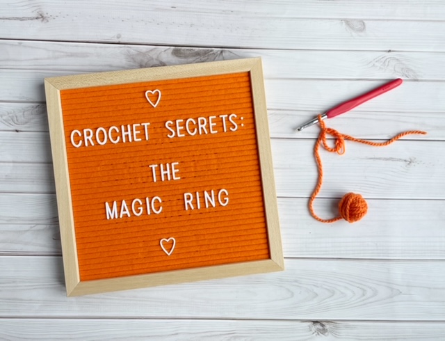 How to crochet a magic ring!