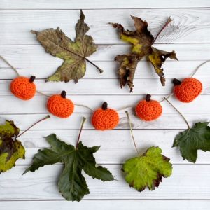 Pumpkins Garland Crochet Kit