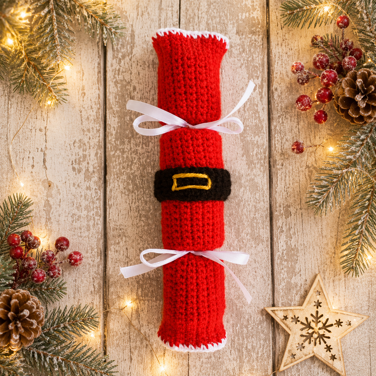 crochet pattern: christmas crackers
