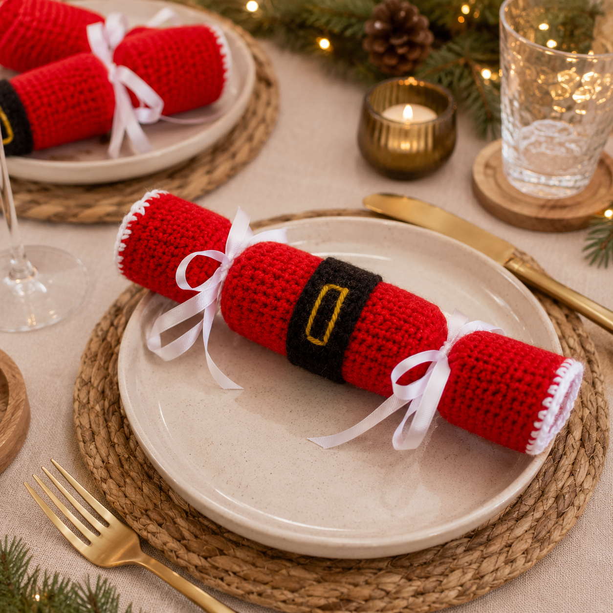 crochet pattern: christmas crackers