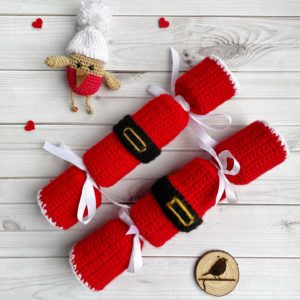 crochet pattern: christmas crackers