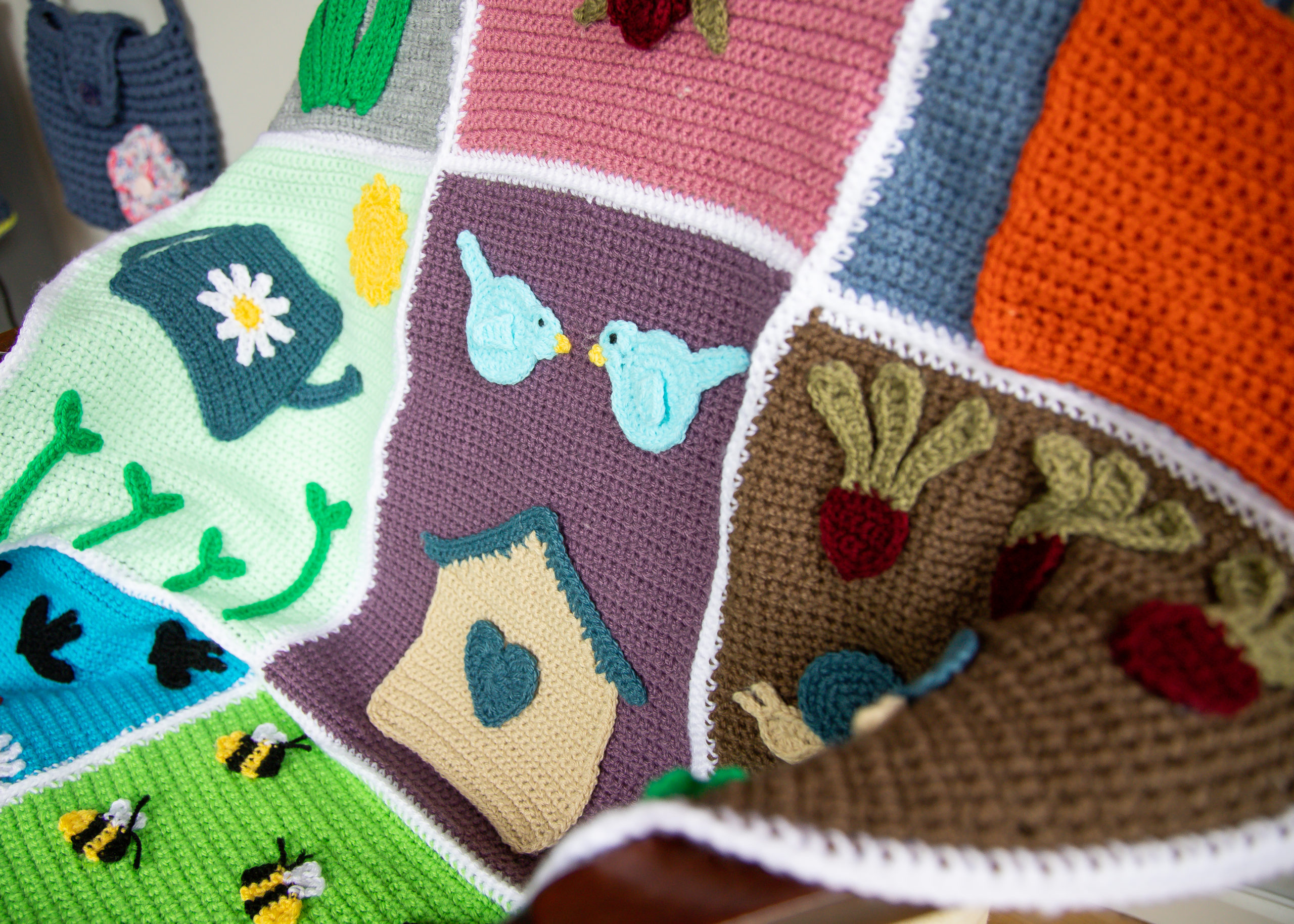 crochet pattern: calendar blanket