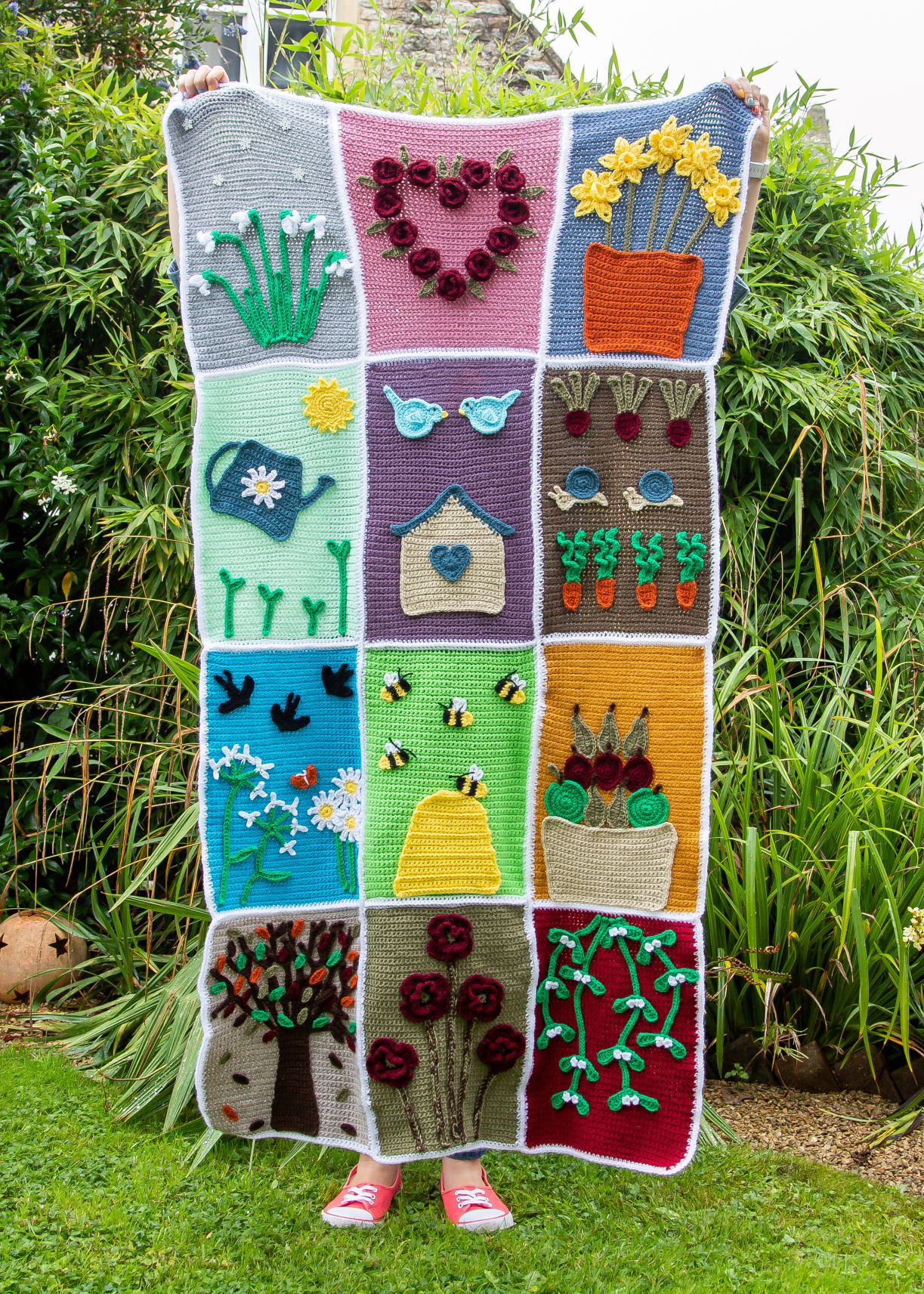 crochet pattern: calendar blanket