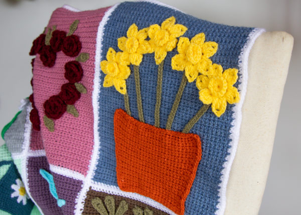 crochet pattern: calendar blanket