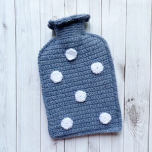 crochet pattern: hot water bottle cover (standard size)