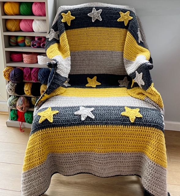 crochet pattern: stars and stripes blanket (two patterns)