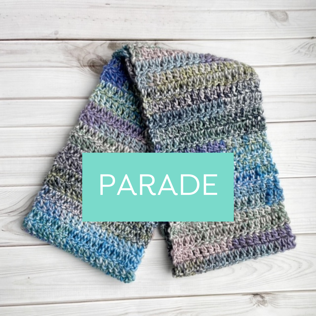 parade learn to crochet cowl