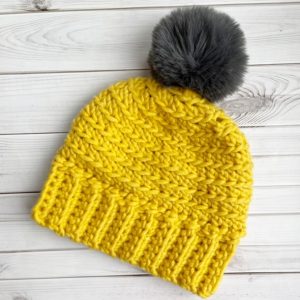 crochet kit woolly bobble hat