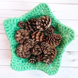 Crochet Pattern: Star Basket