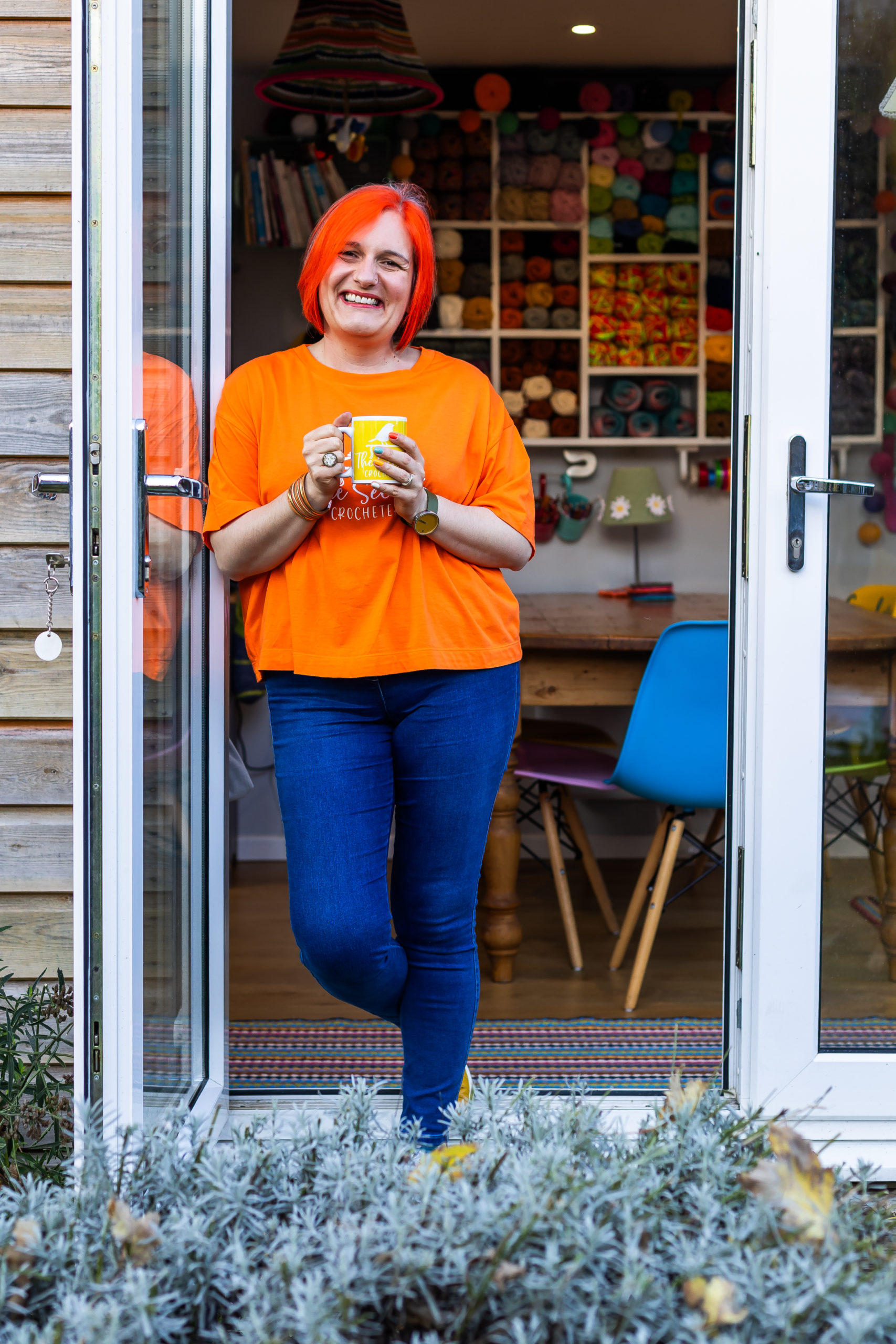 crochet kit: fabulous fingerless gloves