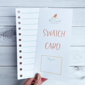Crochet Swatch Cards