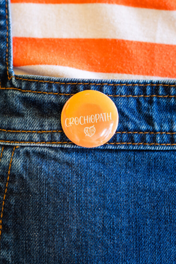 pin badges for crocheters