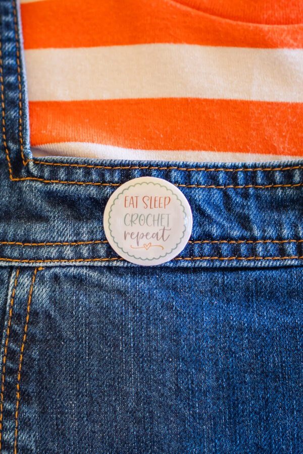 pin badges for crocheters