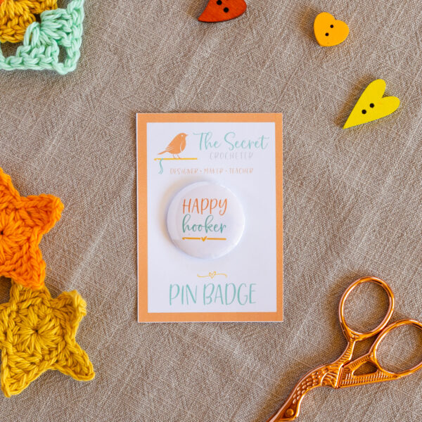pin badges for crocheters