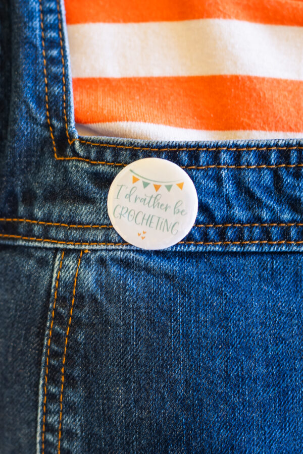 pin badges for crocheters