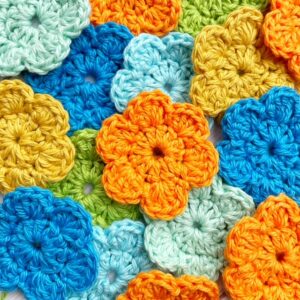 crochet pattern: simple flowers
