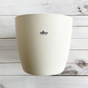 recycled plastic cream plant pot