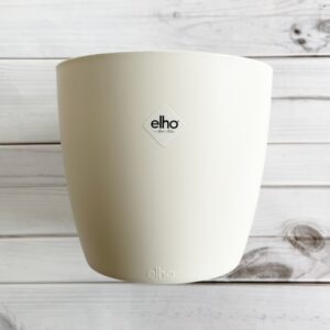 recycled plastic cream plant pot