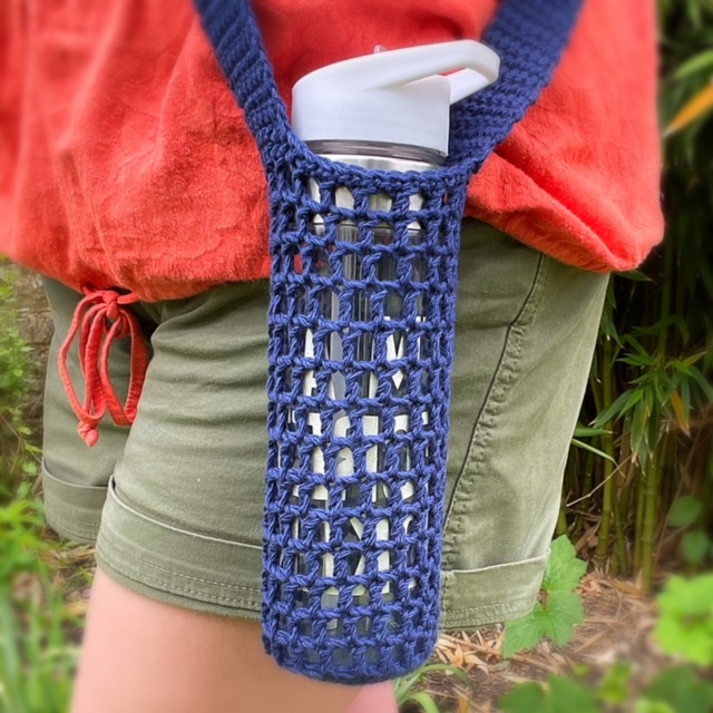 crochet pattern: water bottle holder