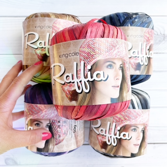 king cole raffia yarn