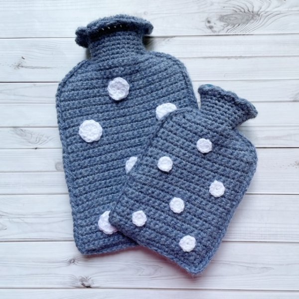 crochet pattern: mini hot water bottle cover