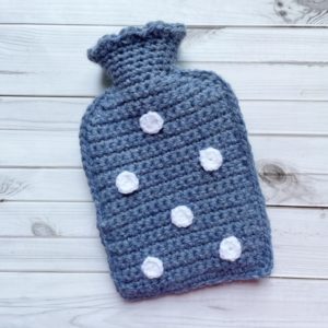 crochet pattern: mini hot water bottle cover