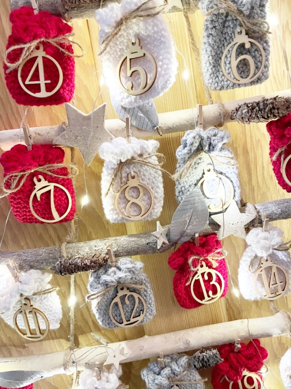 crochet kit: crocheted advent calendar