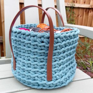 crochet pattern: jumbo baskets