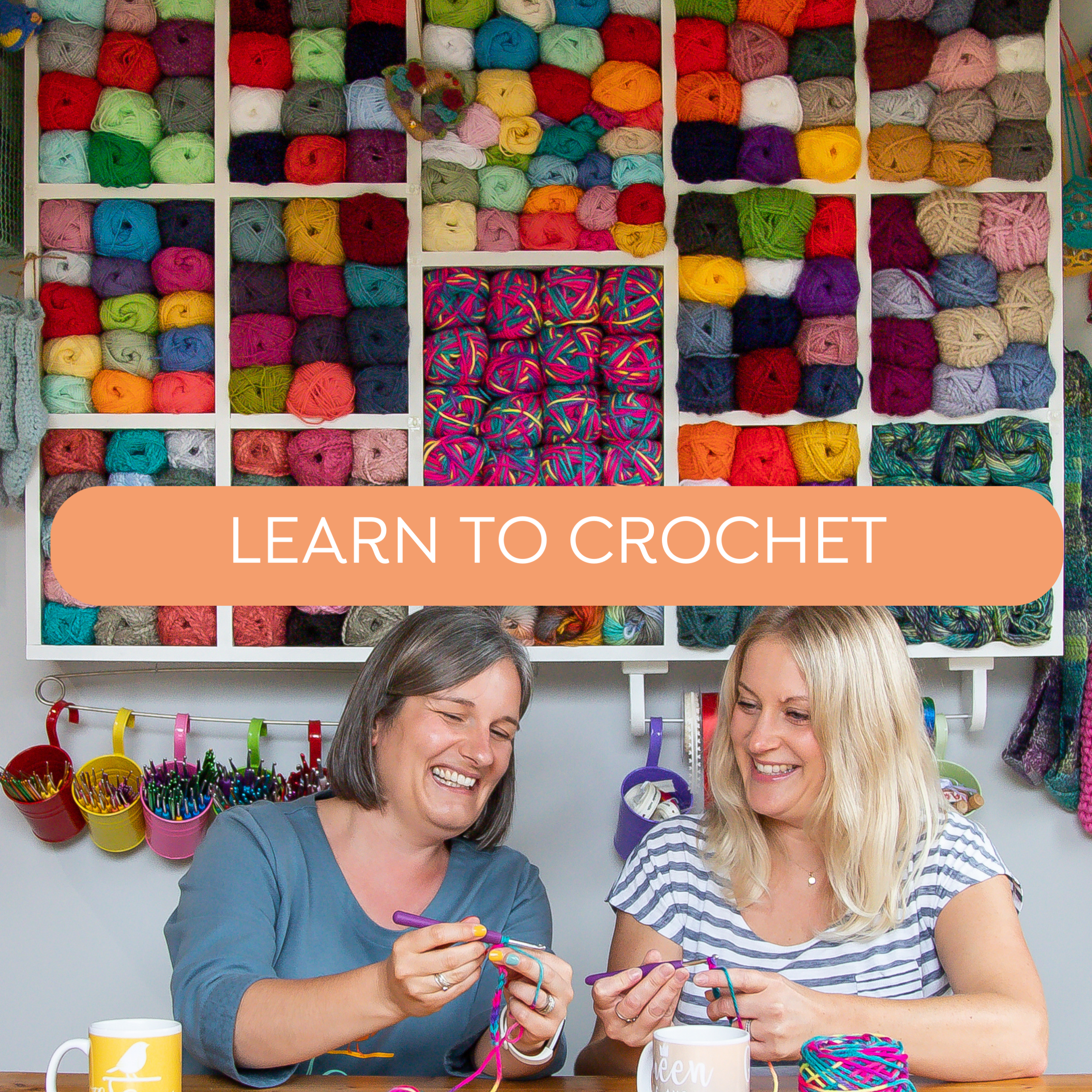 learn to crochet with the secret crocheter