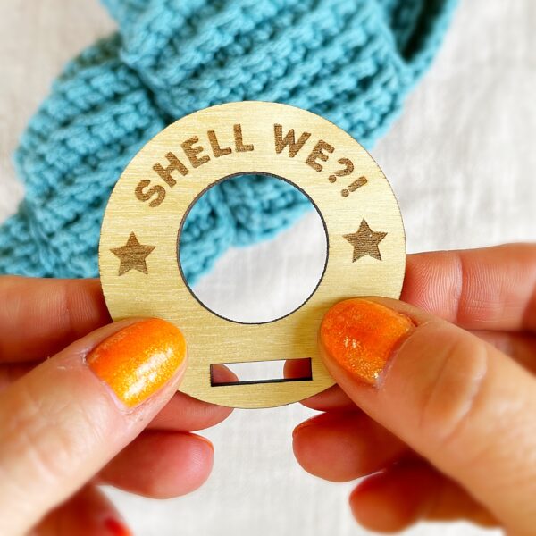 shell we wooden ring