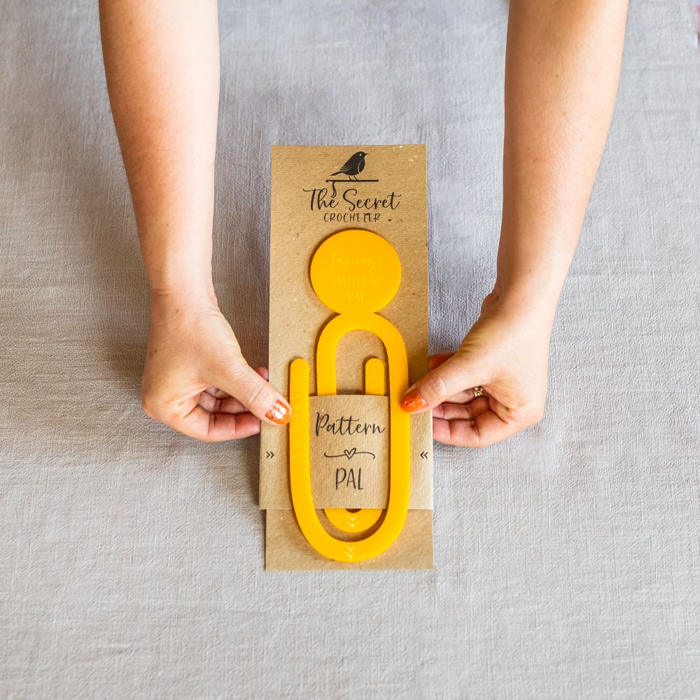crochet & knitting pattern tracker personalised acrylic pattern pal