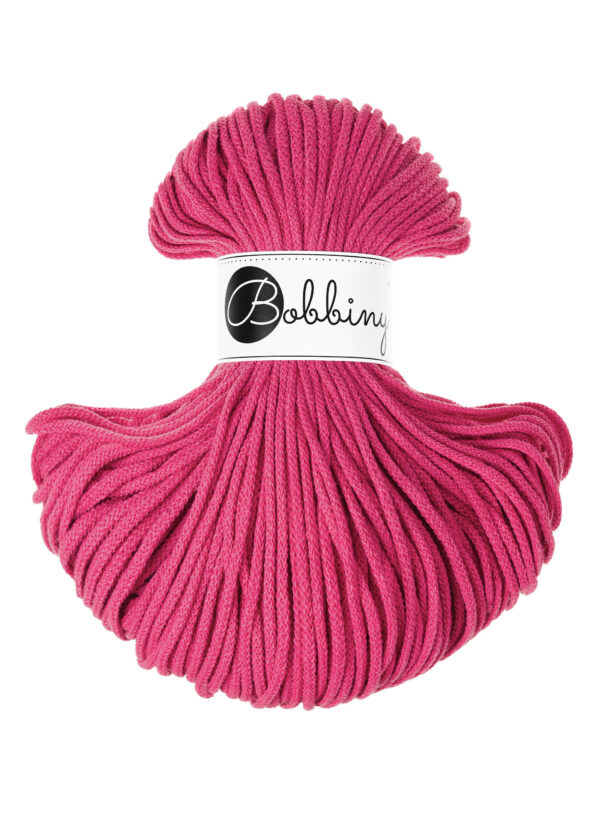 bobbiny 3mm braided cotton cord 100% recycled cotton