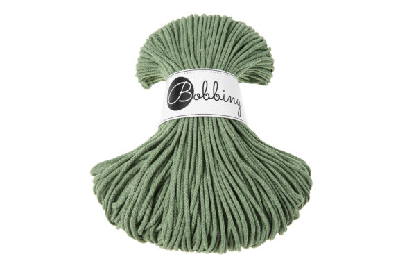 bobbiny 3mm braided cotton cord 100% recycled cotton